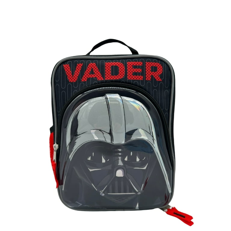 Star Wars Vader Reusable Kids Insulated Lunch Bag with Mesh Water