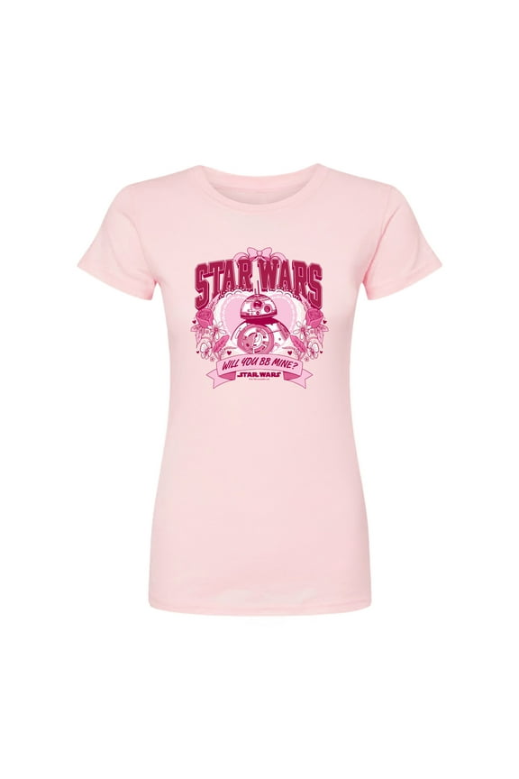 - Valentine Bb8 Collegiate - Juniors Fitted Graphic T-Shirt