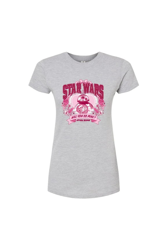 - Valentine Bb8 Collegiate - Juniors Fitted Graphic T-Shirt