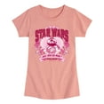 thumbnail image 1 of Star Wars - Valentine Bb8 Collegiate - Toddler And Youth Girls Fitted Short Sleeve Graphic T-Shirt, 1 of 5