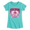 thumbnail image 1 of Star Wars - Valentine Bb8 Collegiate - Toddler And Youth Girls Fitted Short Sleeve Graphic T-Shirt, 1 of 5