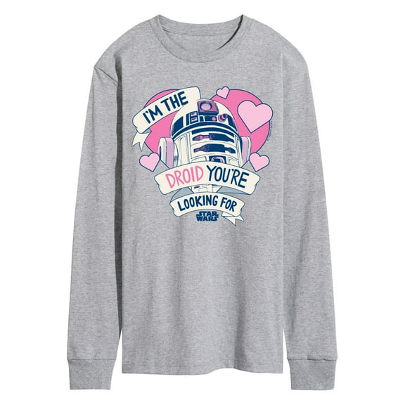 Star Wars - Valentine Droid You're Looking For - Men's Long Sleeve Graphic T-Shirt