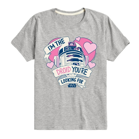 Star Wars - Valentine Droid You're Looking For - Toddler And Youth Short Sleeve Graphic T-Shirt