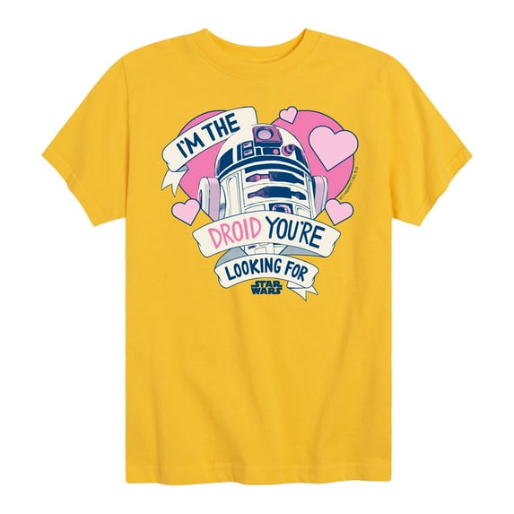 Star Wars - Valentine Droid You're Looking For - Toddler And Youth Short Sleeve Graphic T-Shirt