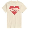 thumbnail image 1 of Star Wars - Valentine Heart Logo - Men's Short Sleeve Graphic T-Shirt, 1 of 5