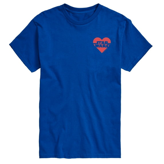 Star Wars - Valentine Heart Logo - Men's Short Sleeve Graphic T-Shirt