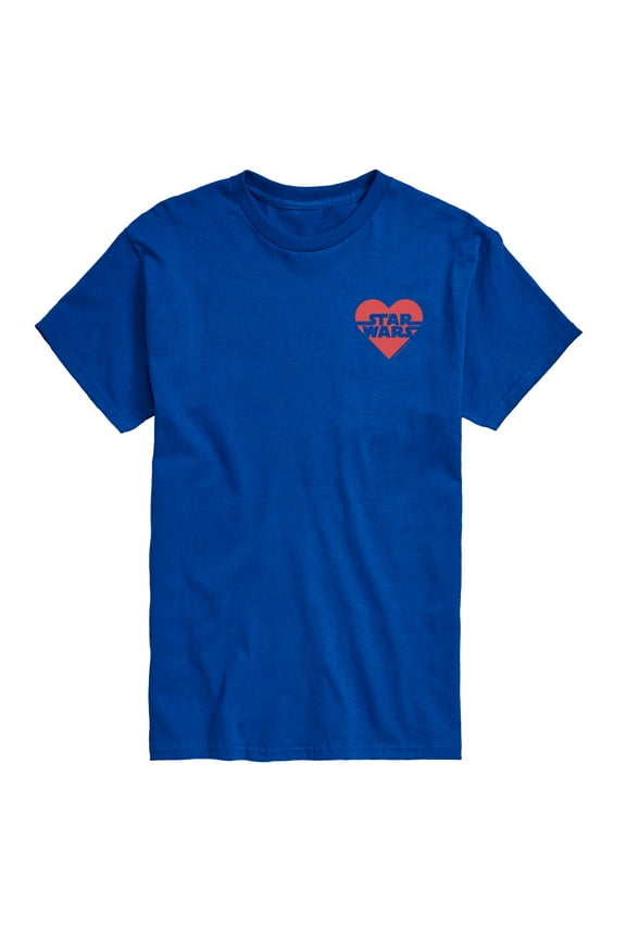 - Valentine Heart Logo - Men's Short Sleeve Graphic T-Shirt
