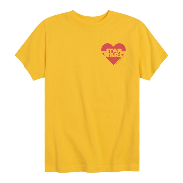 Star Wars - Valentine Heart Logo - Toddler And Youth Short Sleeve Graphic T-Shirt