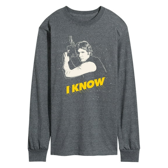 Star Wars - Valentine Han Solo I Know - Men's Long Sleeve Graphic T-Shirt