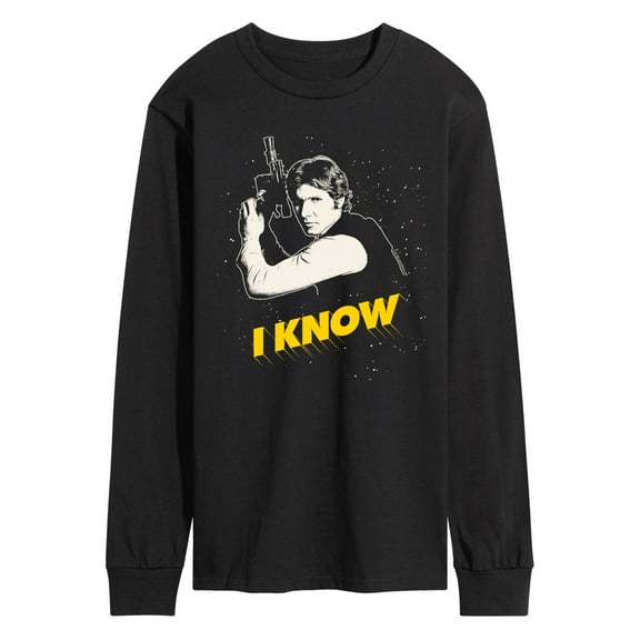 Star Wars - Valentine Han Solo I Know - Men's Long Sleeve Graphic T-Shirt