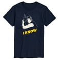 thumbnail image 1 of Star Wars - Valentine Han Solo I Know - Men's Short Sleeve Graphic T-Shirt, 1 of 5