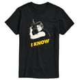 thumbnail image 1 of Star Wars - Valentine Han Solo I Know - Men's Short Sleeve Graphic T-Shirt, 1 of 4