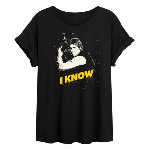 Star Wars - Valentine Han Solo I Know - Women's Oversized Graphic T-Shirt