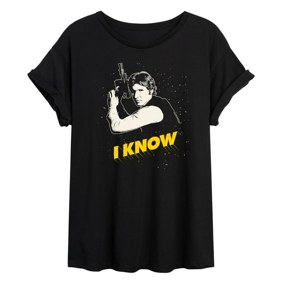 Star Wars - Valentine Han Solo I Know - Women's Oversized Graphic T-Shirt
