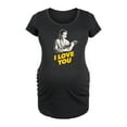 thumbnail image 1 of Star Wars - Valentine Princess Leia I Love You - Maternity Scoop Neck Graphic T-Shirt, 1 of 5