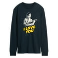 thumbnail image 1 of Star Wars - Valentine Princess Leia I Love You - Men's Long Sleeve Graphic T-Shirt, 1 of 5