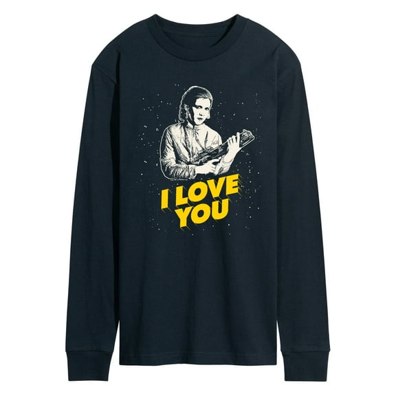 Star Wars - Valentine Princess Leia I Love You - Men's Long Sleeve Graphic T-Shirt