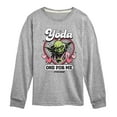 thumbnail image 1 of Star Wars - Valentine Yoda One For Me - Toddler And Youth Long Sleeve Graphic T-Shirt, 1 of 5