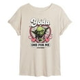 thumbnail image 1 of Star Wars - Valentine Yoda One For Me - Women's Oversized Graphic T-Shirt, 1 of 5
