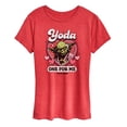 thumbnail image 1 of Star Wars - Valentine Yoda One For Me - Women's Short Sleeve Graphic T-Shirt, 1 of 5