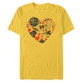 thumbnail image 1 of Star Wars Valentine's Day Heart Galaxy - Short Sleeve Blended T-Shirt for Adults - Customized-Yellow, 1 of 5