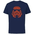 thumbnail image 1 of Star Wars Valentine's Day Stormtrooper Mini Hearts - Short Sleeve Cotton T-Shirt for Adults - Customized-Navy, 1 of 5