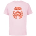 thumbnail image 1 of Star Wars Valentine's Day Stormtrooper Mini Hearts - Short Sleeve Cotton T-Shirt for Adults - Customized-Soft Pink, 1 of 5