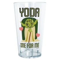 Star Wars Valentine's Day Yoda One For Me  Tritan Drinking Cup Clear 24 oz.