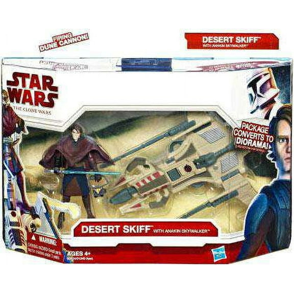 Star Wars Vehicles & Action Figure Sets 2010 Desert Sport Skiff with Anakin Skywalker Action Figure Set