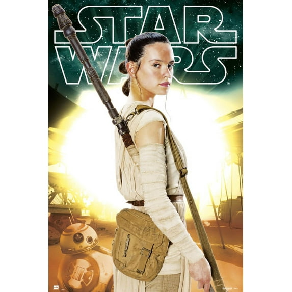 Star Wars Vii Rey Laminated Poster (24 x 36)