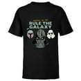 thumbnail image 1 of Star Wars Villain Trio Together We Can Rule the Galaxy - Short Sleeve T-Shirt for Kids - Customized-Black, 1 of 5