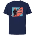 thumbnail image 1 of Star Wars Villains Dark Side Darth Maul Fear is My Ally - Short Sleeve Cotton T-Shirt for Adults - Customized-Navy, 1 of 5