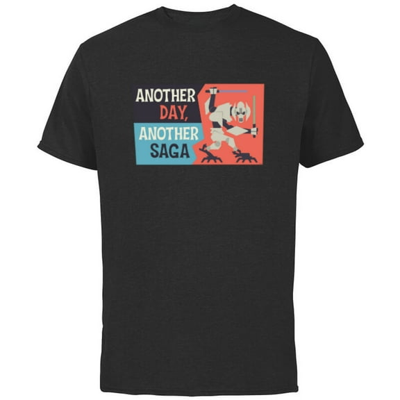 Star Wars Villains General Grievous Another Day Another Saga - Short Sleeve Cotton T-Shirt for Adults - Customized-Black