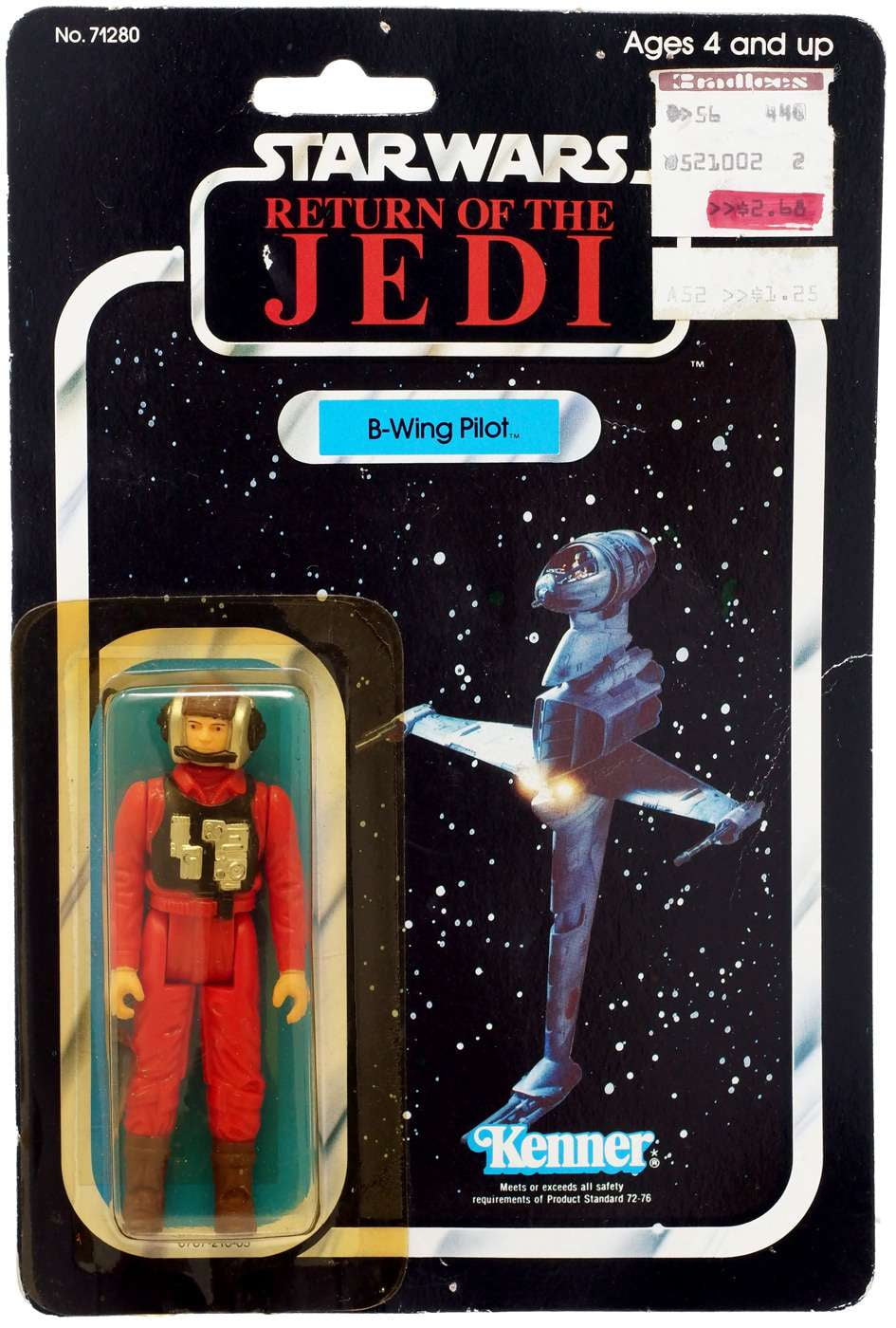 Star Wars Vintage 1983 B-Wing Pilot Action Figure