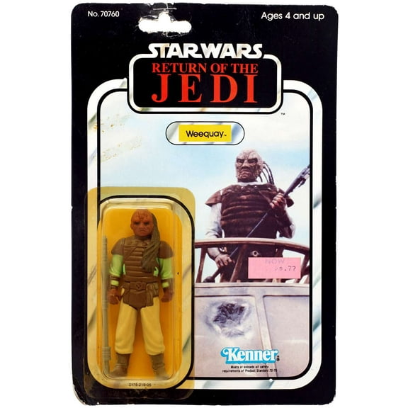 Star Wars Vintage 1983 Weequay Action Figure (77 Back)