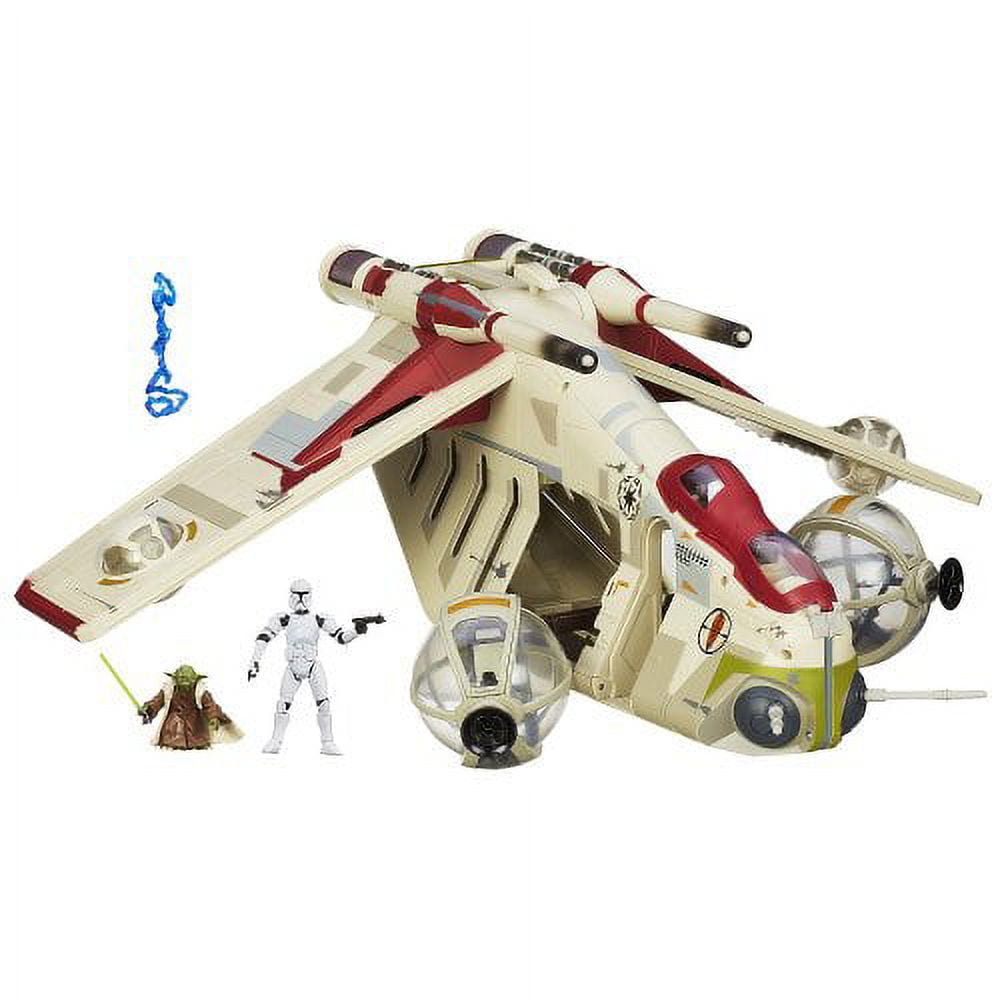 Star Wars Vintage Collection Clone Toys Republic Gunship Vehicle Walmart