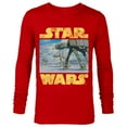 thumbnail image 1 of Star Wars Vintage Imperial AT-AT Battle of Hoth - Long Sleeve T-Shirt for Men -Customized-New Red, 1 of 5
