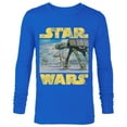 thumbnail image 1 of Star Wars Vintage Imperial AT-AT Battle of Hoth - Long Sleeve T-Shirt for Men -Customized-Royal, 1 of 5