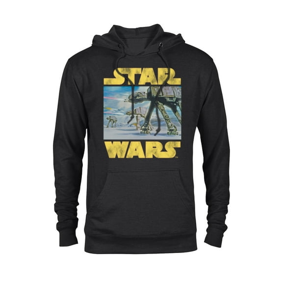 Star Wars Vintage Imperial AT-AT Battle of Hoth - Pullover Hoodie for Adults -Customized-Black