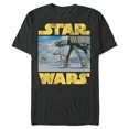 thumbnail image 1 of Star Wars Vintage Imperial AT-AT Battle of Hoth - Short Sleeve Blended T-Shirt for Adults -Customized-Dark Heather, 1 of 5