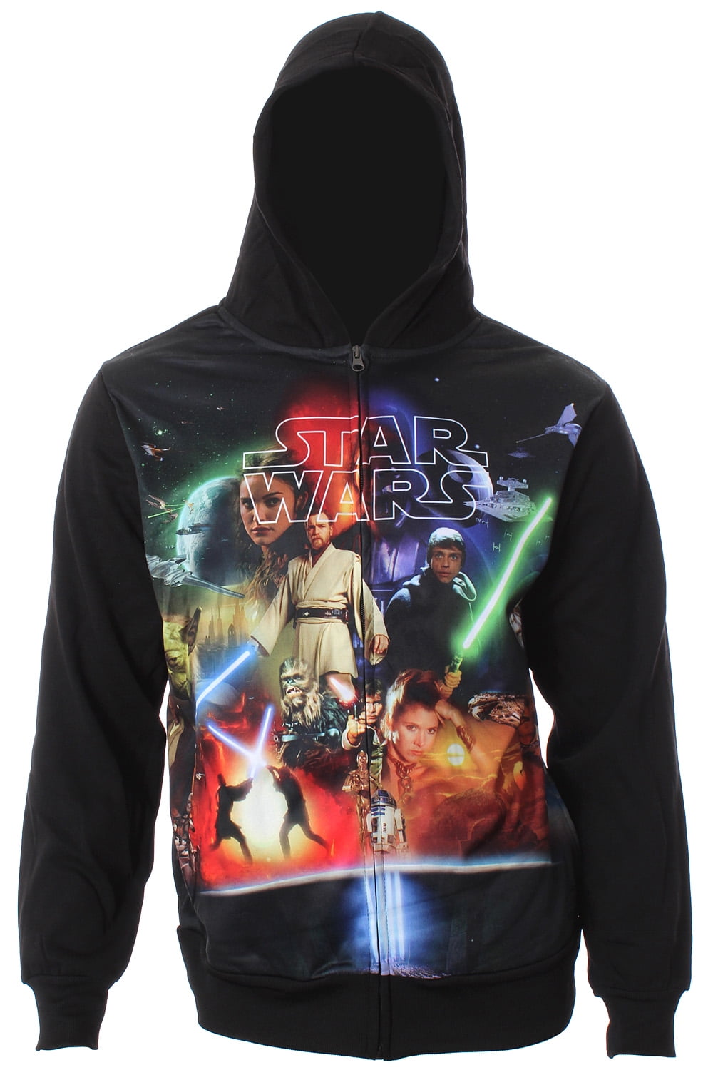 Star Wars Vintage Licensed Graphic Zipper Hoodie (Large) - Walmart.com