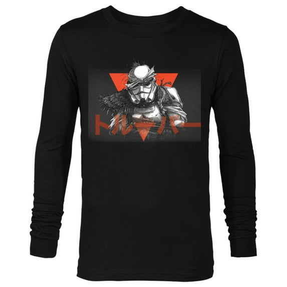 Star Wars: Visions Anime The Duel Japanese Stormtrooper - Long Sleeve T-Shirt for Men – Customized-Black