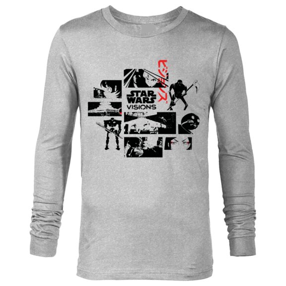 Star Wars: Visions Volume 1 Episodes Japanese Anime Memories - Long Sleeve T-Shirt for Men – Customized-Athletic Heather