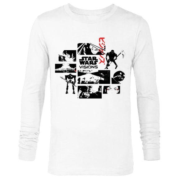 Star Wars: Visions Volume 1 Episodes Japanese Anime Memories - Long Sleeve T-Shirt for Men – Customized-White