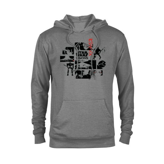 Star Wars: Visions Volume 1 Episodes Japanese Anime Memories - Pullover Hoodie for Adults – Customized-Graphite Heather