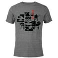 thumbnail image 1 of Star Wars: Visions Artwork Panels - Short Sleeve Blended T-Shirt for Adults – Customized-Dark Heather, 1 of 5