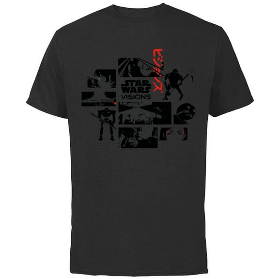 Star Wars: Visions Volume 1 Episodes Japanese Anime Memories - Short Sleeve Cotton T-Shirt for Adults - Customized-Black