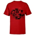 thumbnail image 1 of Star Wars: Visions Volume 1 Episodes Japanese Anime Memories - Short Sleeve T-Shirt for Kids – Customized-Red, 1 of 5