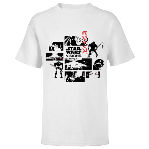 Star Wars: Visions Volume 1 Episodes Japanese Anime Memories - Short Sleeve T-Shirt for Kids – Customized-White