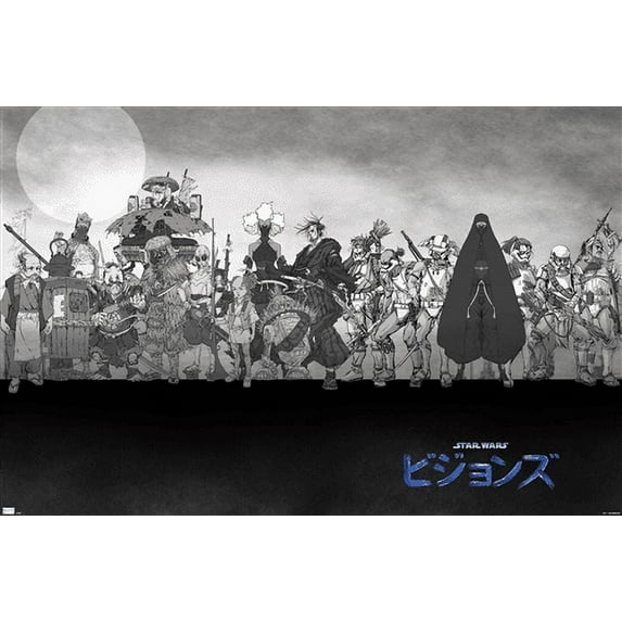 Star Wars: Visions - Group Wall Poster, 22.375" x 34"